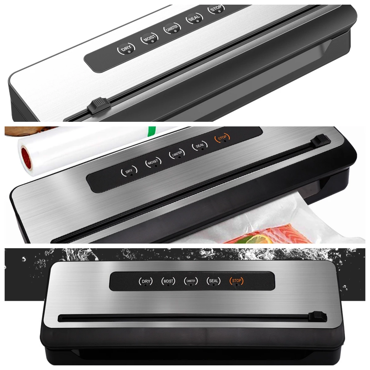Plastic Sealing Machine Packaging Machine Food Preservation Vacuum Sealing Machine Household Real