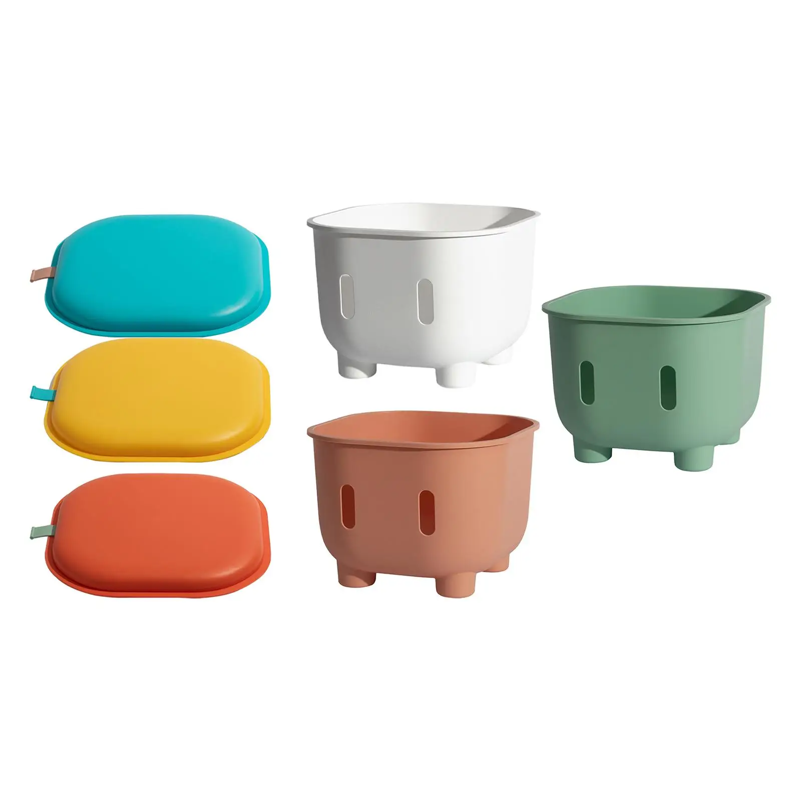 Large Capacity Storage Ottoman, Toy Box Chest Ottoman Box Foot Stool , for Kids Room