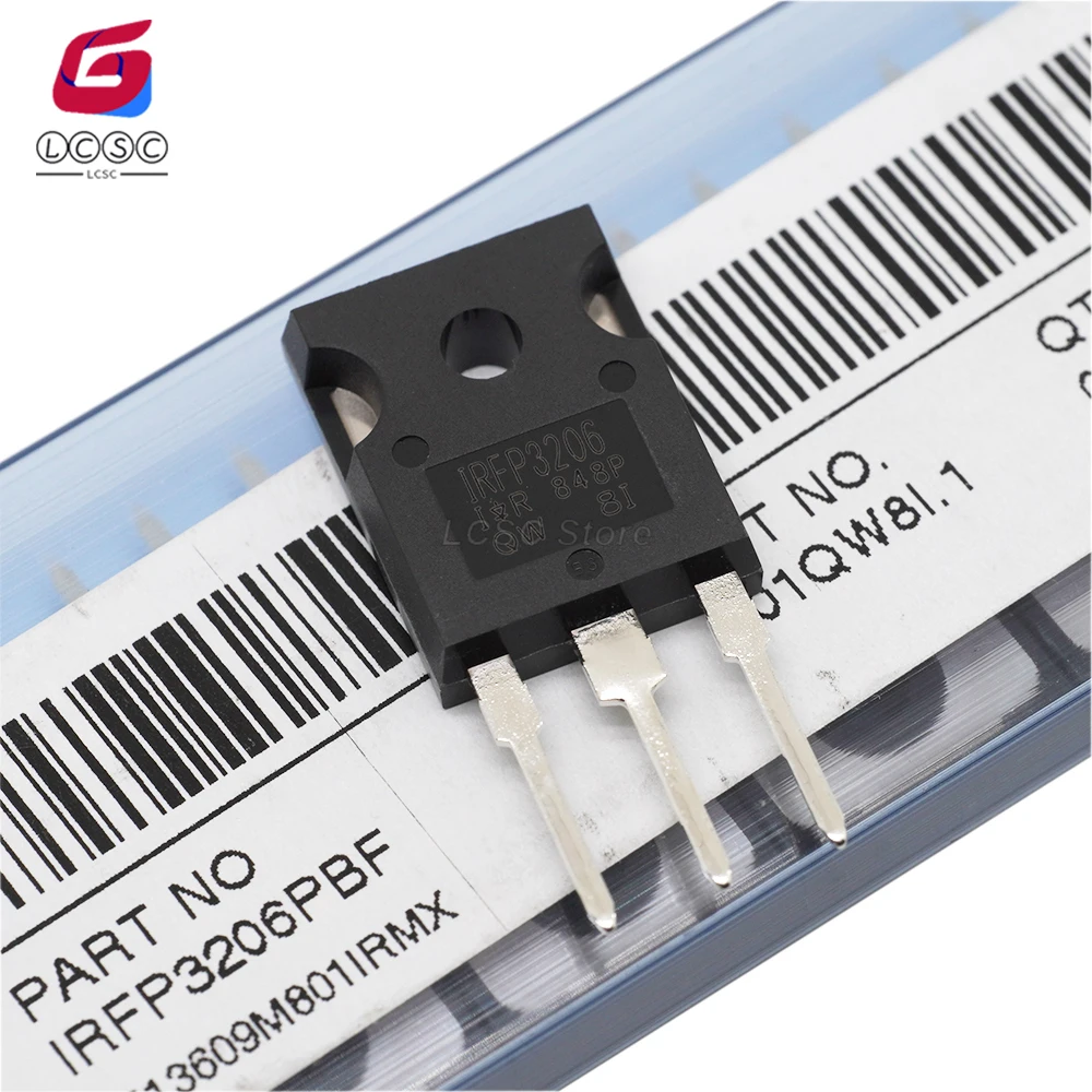 5Pcs/Lot Original IRFP3206 Power MOSFET 60V Single N-Channel 120A 280W TO247AC IRFP3206PBF Transistor For Power tools,drives