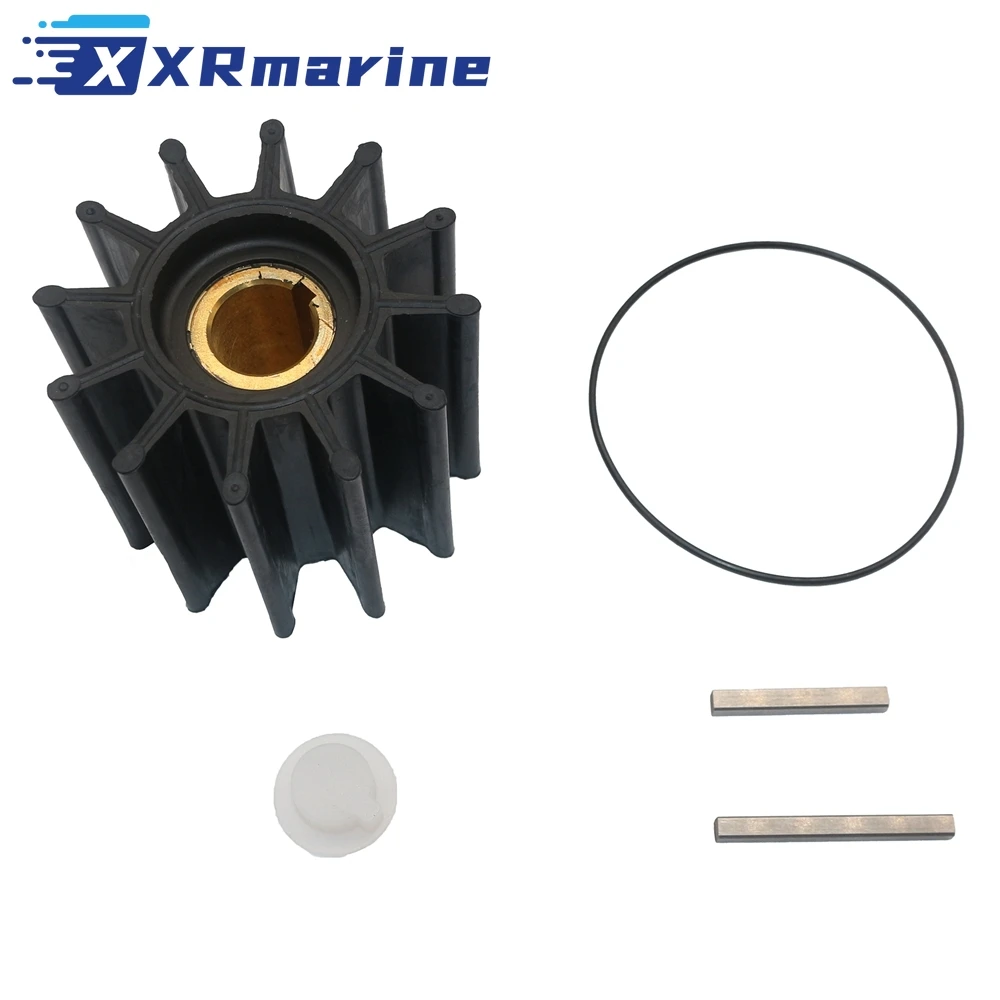 

Water Pump Impeller kit with key O-ring Plug For Sherwood 17000K 17000 JABSCO 18958-0001 CEF 500164 JMP 7600-01