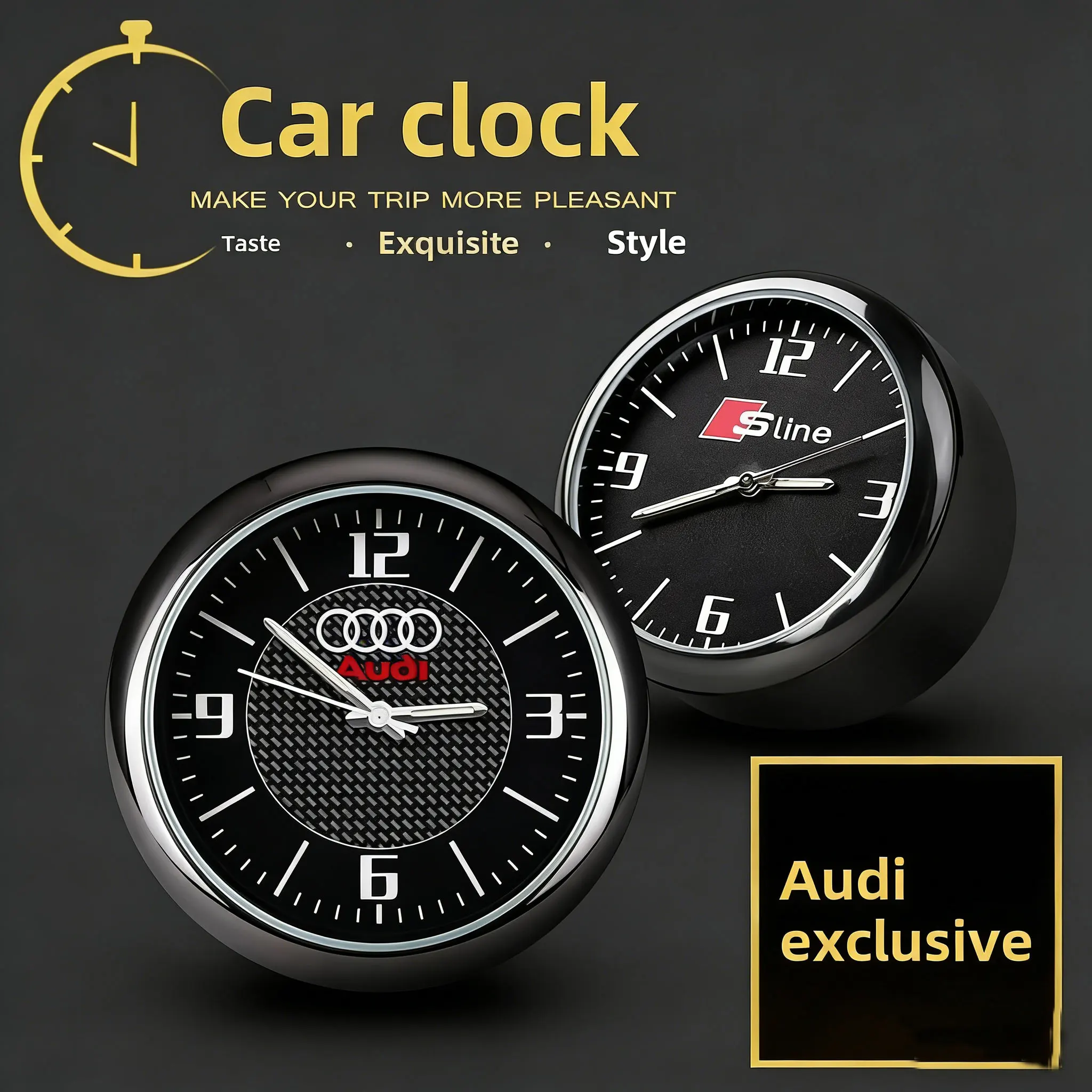 1Pc Car Mini Clock …