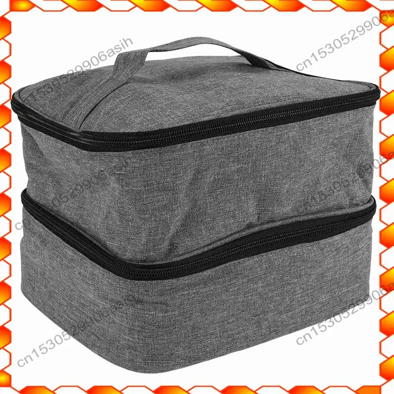 -AT52 Nail Polish Storage Bag Nylon Portable Large Handbag Organizer For Cosmetic