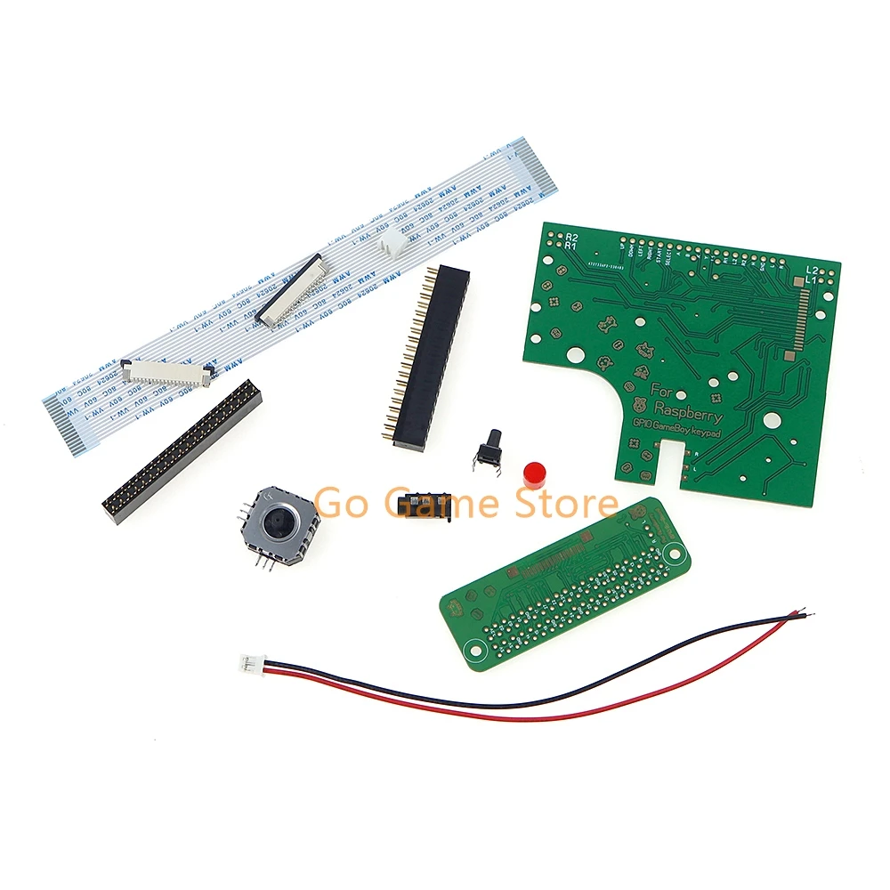 1 peça para ra spberry pi gbz para game boy gb zero DMG-001 diy 6 botões placa pcb interruptor conector de fio