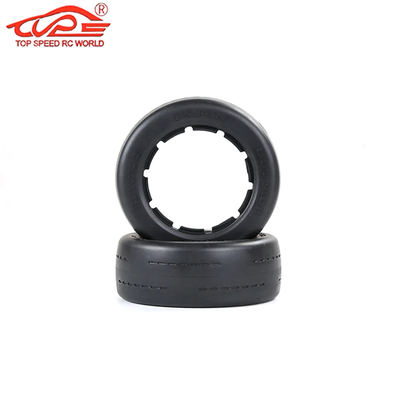 Upgrade Parts Second-generation Bald Tire Front or Rear Wheel Tyre Skin for 1/5 RC CRA HPI ROFUN ROVAN KM BAJA 5B SS Buggy Parts