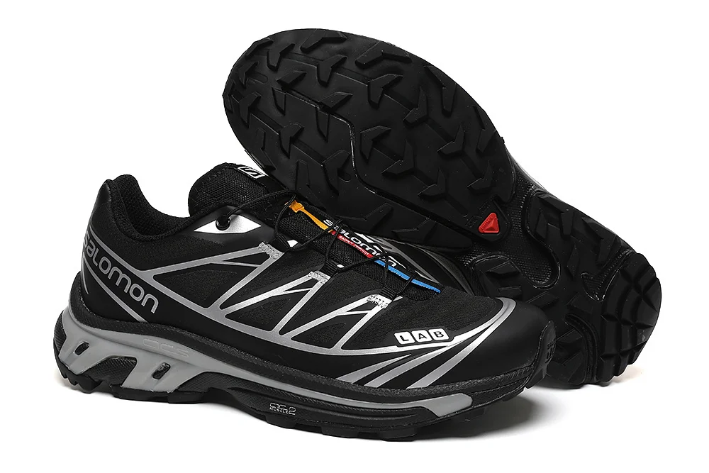 Salomon XT-6 ADVANCED Trailrunningschoenen voor heren en dames, Triple White, Contagrip-buitenzool