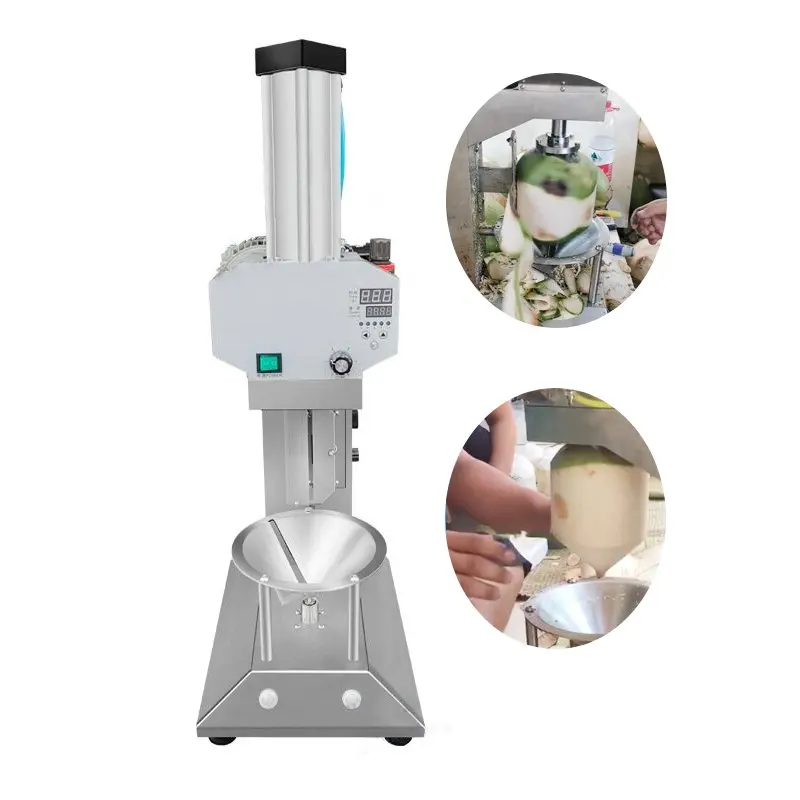 Automatic Shelling Machine Efficient Young Coconut Peeling Machine  Grade Coconut Processing Equipment