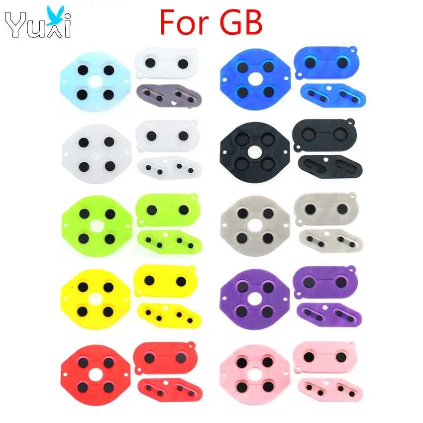 YuXi Replacement D-Pad Button Conductive Rubber Pads for Gameboy GB DMG Direction A B Start Select Button