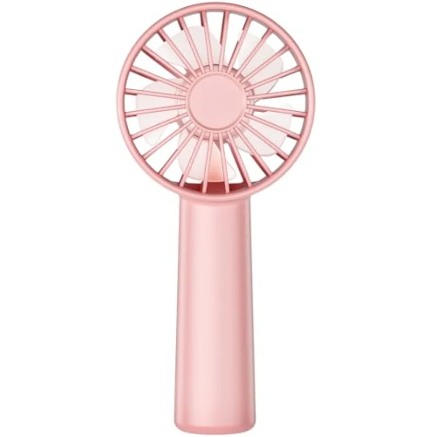 

Handheld Fan, Portable Mini Fan 3 Speeds, 1800mAh Personal Small Hand Fans Battery Operated for Makeup Eyelash, USB Rechargeabl
