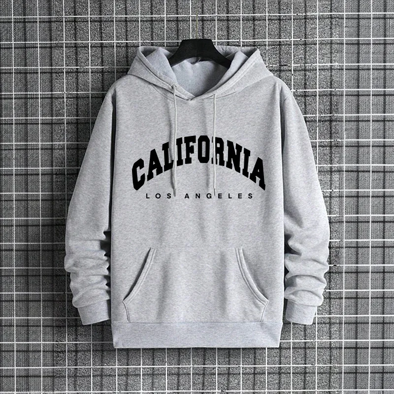 2026 Spring Simplicity Men's Hooded Sweatshirt Casual Daily Sports Style Fashion Comfort Quality Men Clothing Sweatshirts