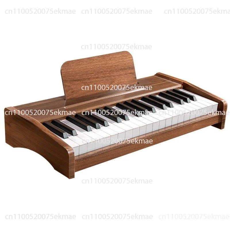 Wooden 37‑KeyKidsElectronicPiano, MusicEnlightenment Musical Instrument ForBoys Girls, PerfectBirthday GiftForChildren Beginners