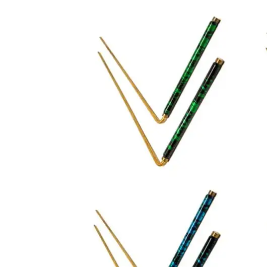 99.9% Pure Copper Dowsing Rods Retractable Brass Probe Set For Water Exploration Treasure Hunting Metal Detecting Tools
