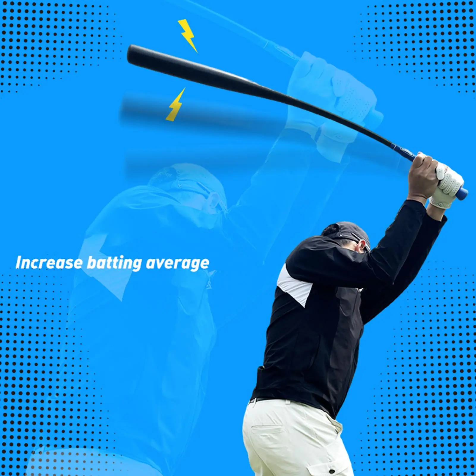 

Swing Trainer Golf Club Swing Practice Golf Club Professional Correcting Equipment Non-slip Grip Golfer Accessories For Home