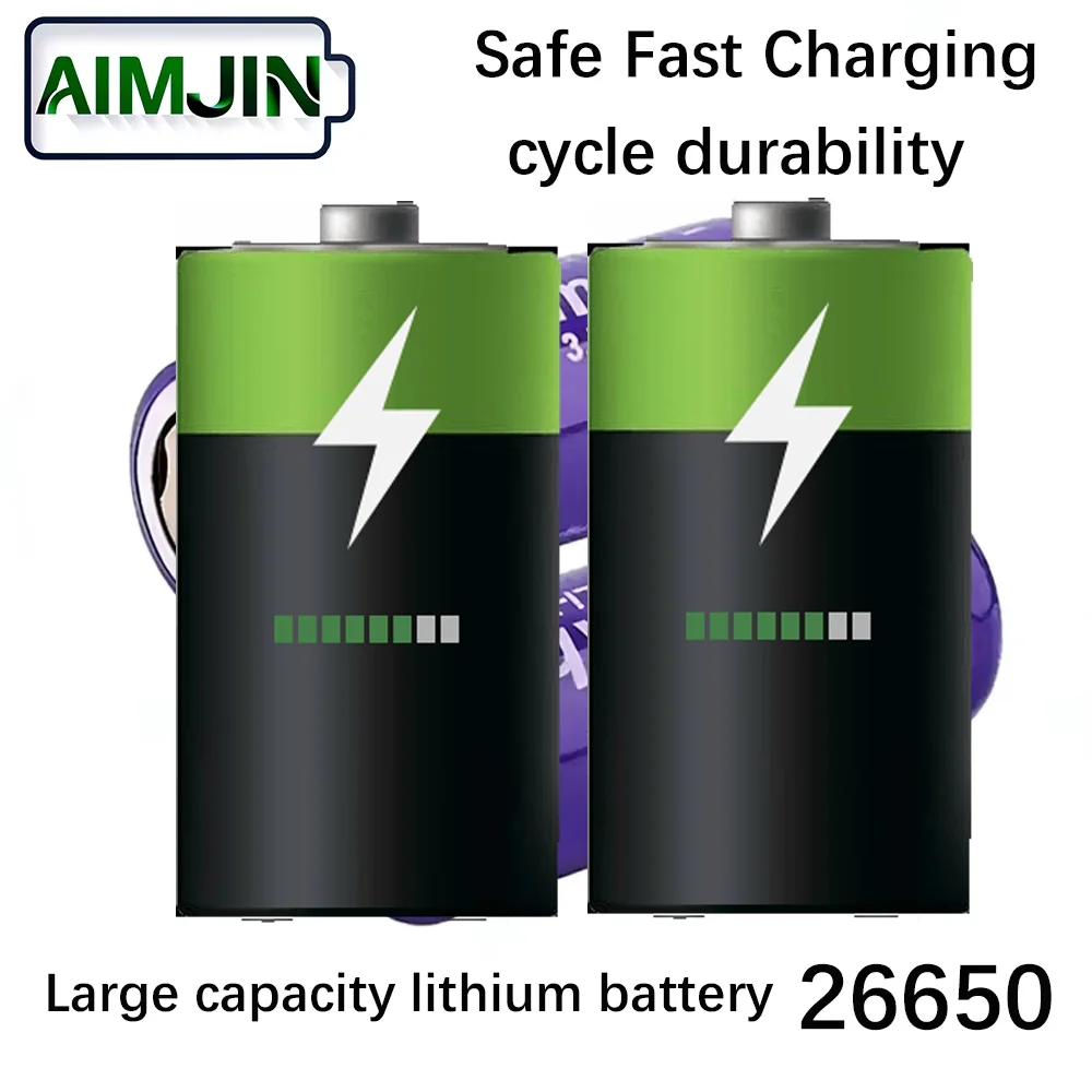 

100% Original high quality 26650 battery 8800mAh 3.7 V 50A lithium ion battery for 26650 LED flashlight + charger