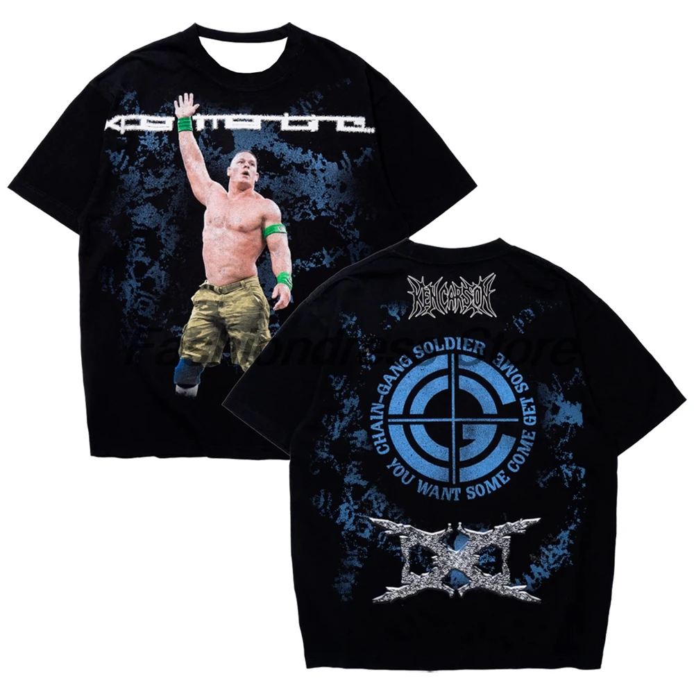 Unisex Complex Ken Carson x J-John C-Cena T-shirt Crewneck Short Sleeve Polyester Tee Women Men Outdoor Streetwear Tops