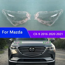 For Mazda CX-9 2016 2020 2021 Headlight Cover Headlamp Shell Headhights Lens Lampshade Transparent Plexiglass