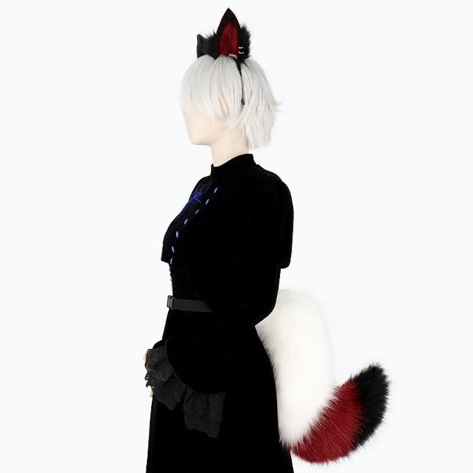 Fuchsohren Stirnband Tierohren Faux Cosplay Fuchs Zubehör für Halloween Kostüm