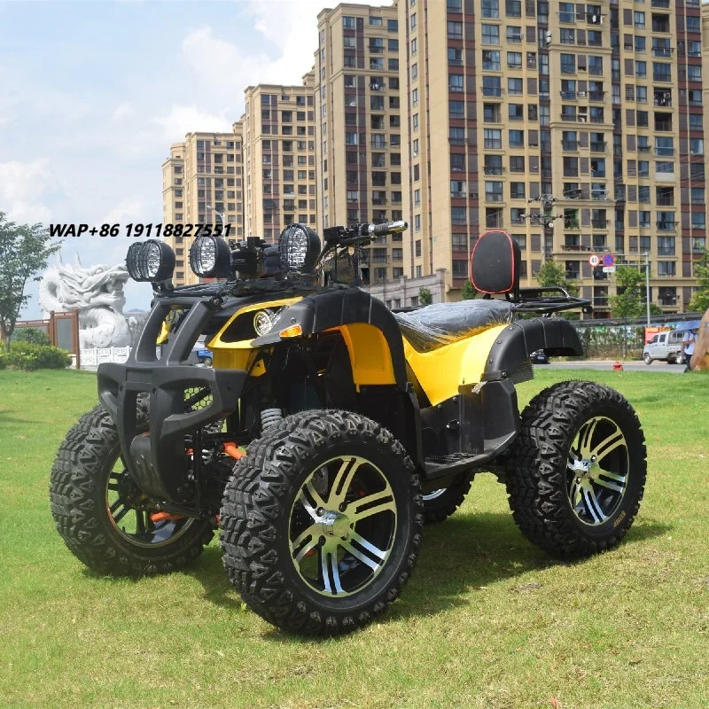 Factory Direct Sale Electric Four-Wheel Drive Shaft Drive Beach Car 32A 72V 1500W ATV Mountain Off-Road Motorcycle to Russia