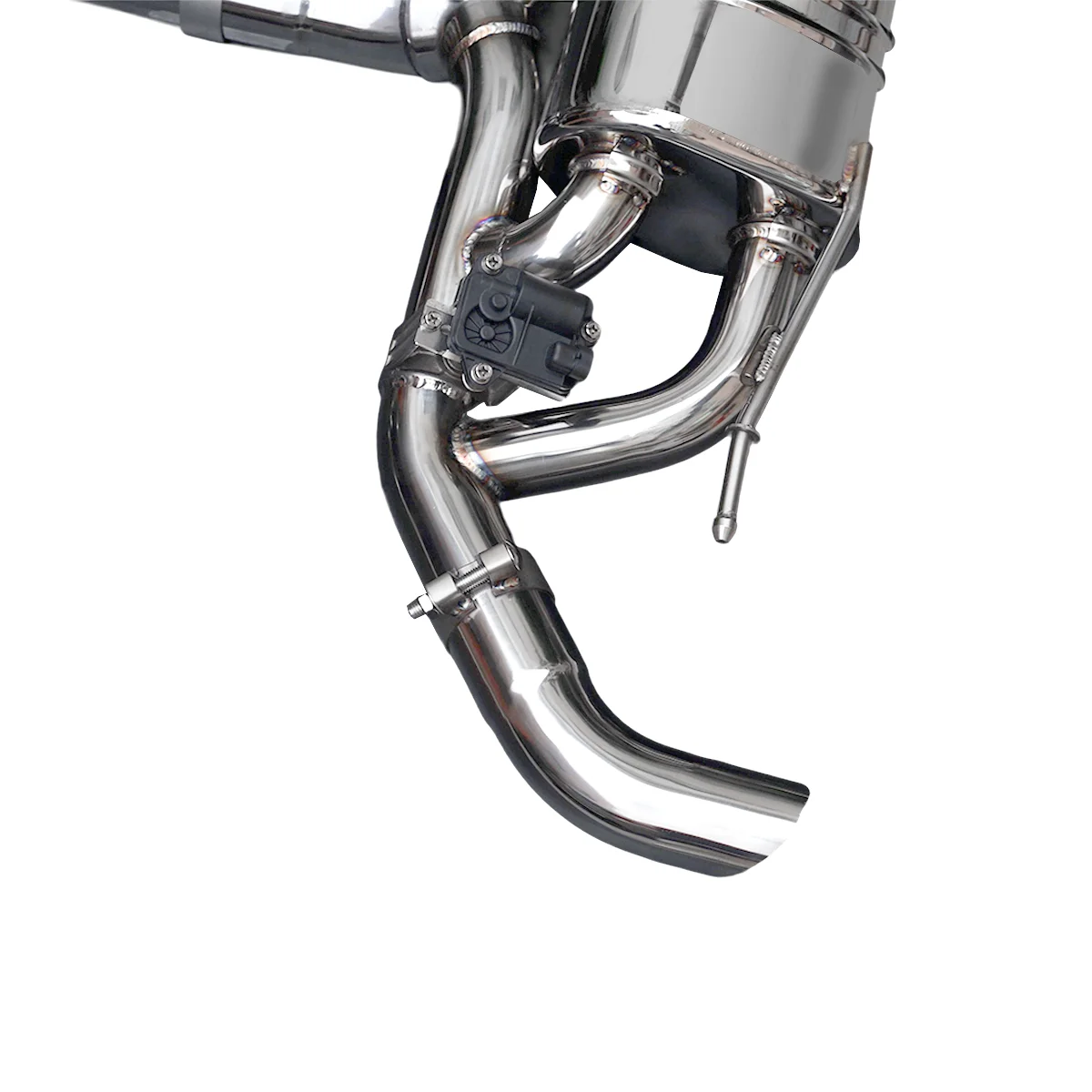 Titanium Track Exhaust for P11 V8TT Hypercar - FIA Sound, Dual Central Tips, 11.5kg Weight Save, Direct Fit
