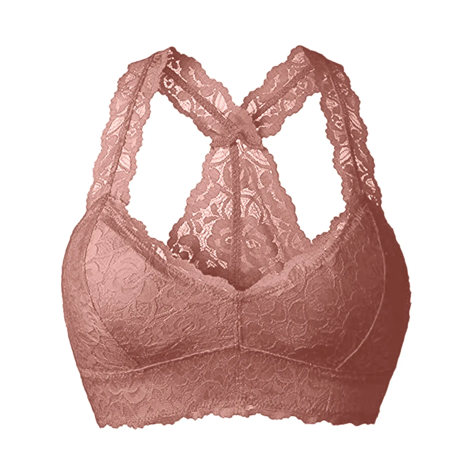 Women Lace Bras Comfortable Bralette Solid Sexy Underwear Vest Female Wireless Lingerie Breathable Seamless Push-Up Bra No Pad