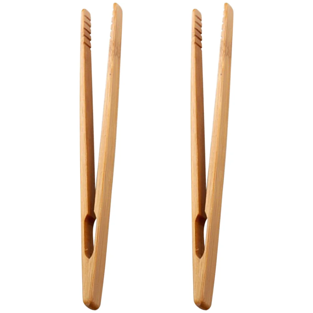 

2 Pcs Tweezers Tool Kids Sports Toys Small Wood Fine Motor Training Skills Tongs for Bead