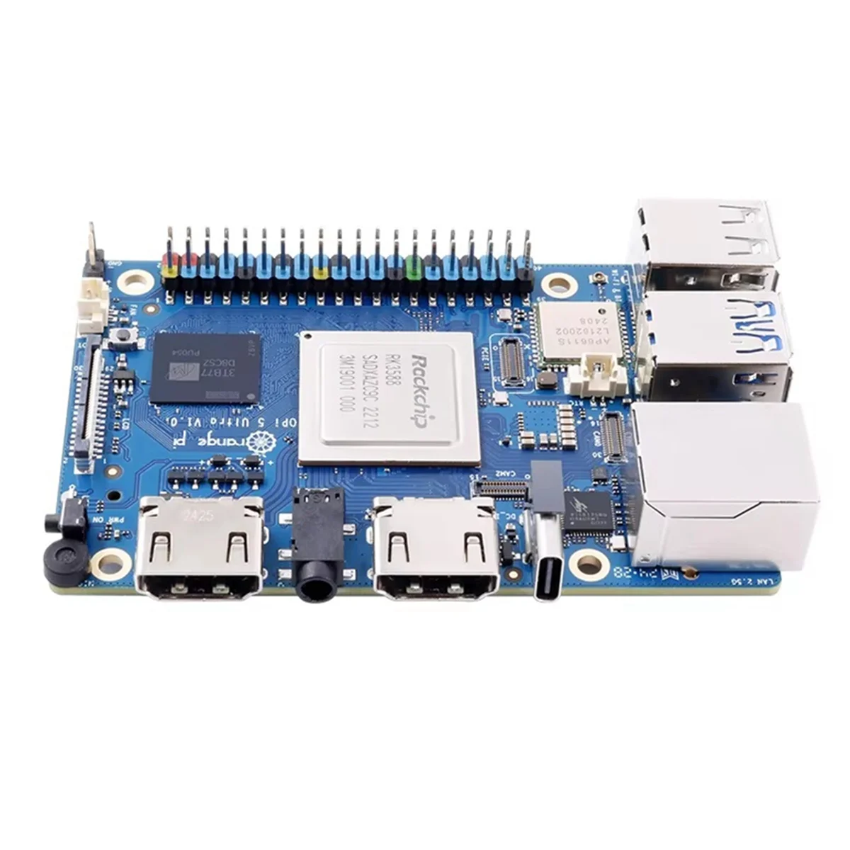 B53CC For Orange Pi 5 Ultra 16G Ram RK3588 DDR5 Single Board Computer WiFi+BT M2 SSD 6TOPS NPU Mini PC Run Android12 Linux