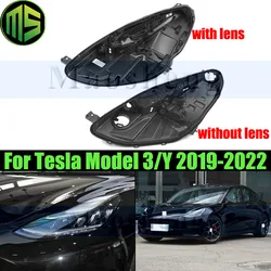 Maosheng Headlight Base Cover Head Light Back Lid For Tesla Model 3 Model Y 2019-2022 Head Lamp Back House Headlamp Rear Shell