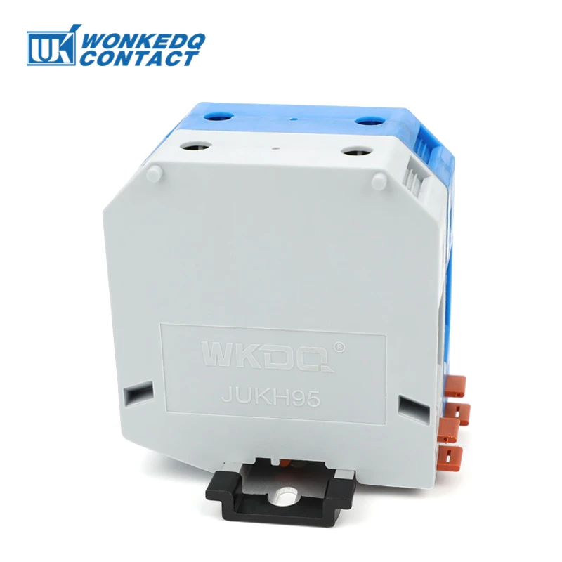 UKH 95 High-current Screw DIN Rail Terminal Block UK 1000V 232A 35-95mm Cable Connector Electric UKH95