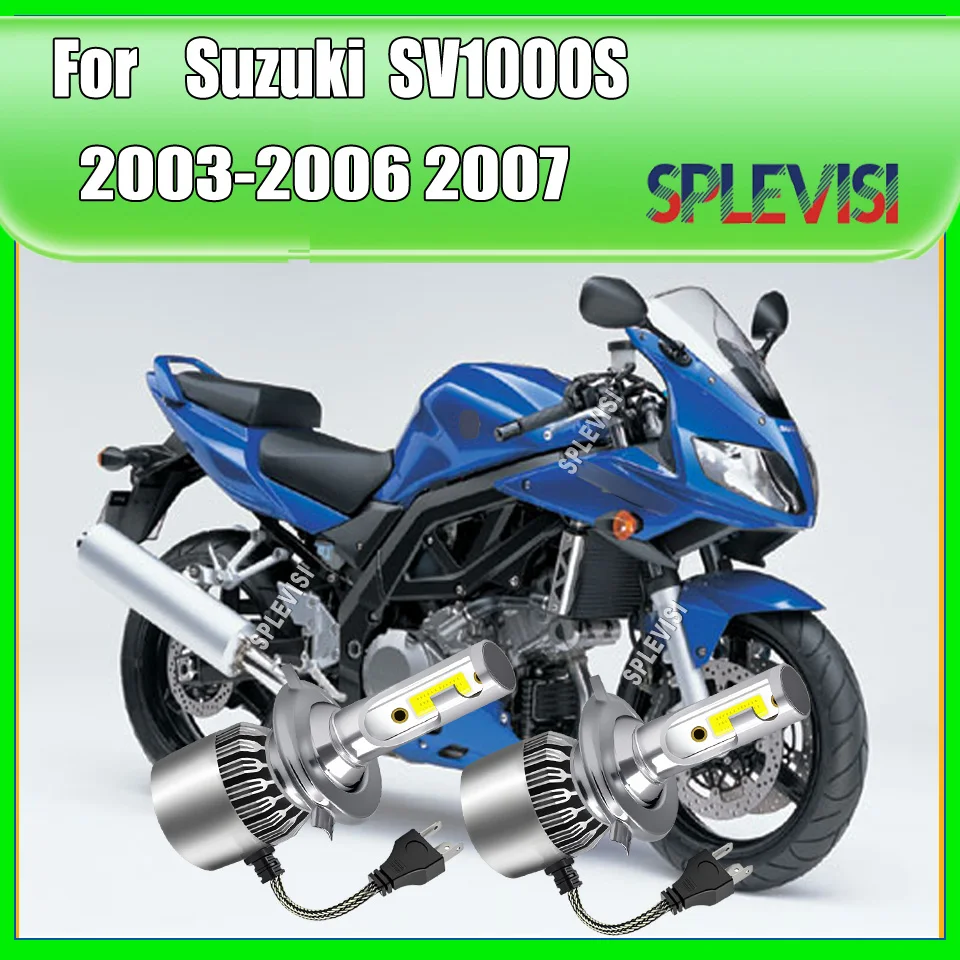 

H4 Hb2 LED Headlight 3000K 6000K 8000K- this light 360 degree light distribution Fit For Suzuki SV1000S 2003 2004 2005 2006 2007