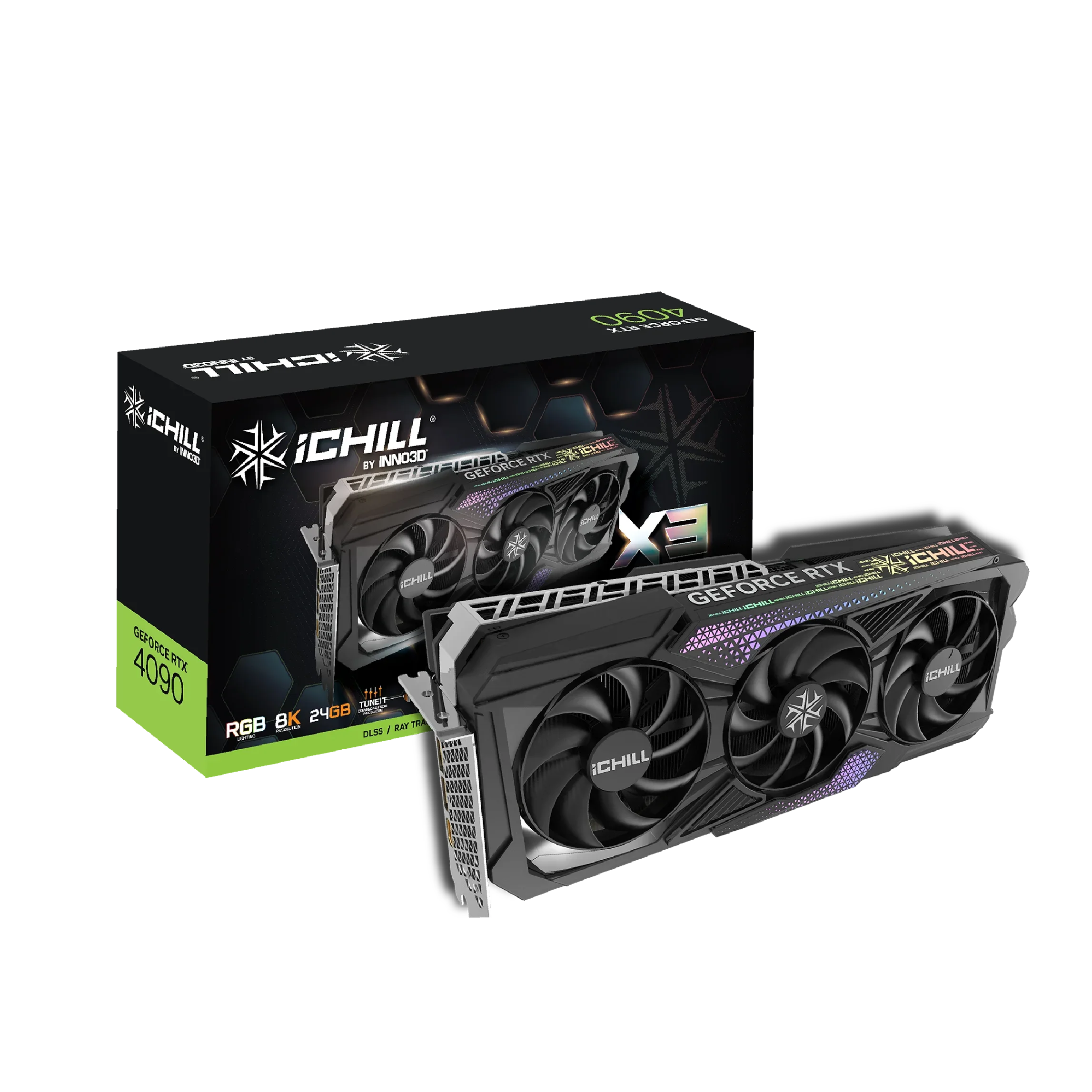 New Arrival Graphics Cards INNO3D GEFORCE RTX 4090 ICHILL X3 24G Sealed Package For Gaming Desktop Gaming 4090 GPU
