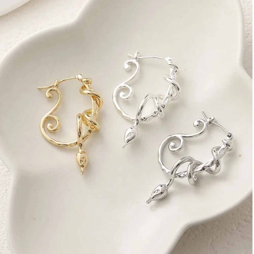 

2 шт. изящные серьги-гвоздики в форме цветка для изготовления ювелирных изделий, фурнитура для рукоделия, латунь, позолота 14 карат, 16*12 мм, аксессуары