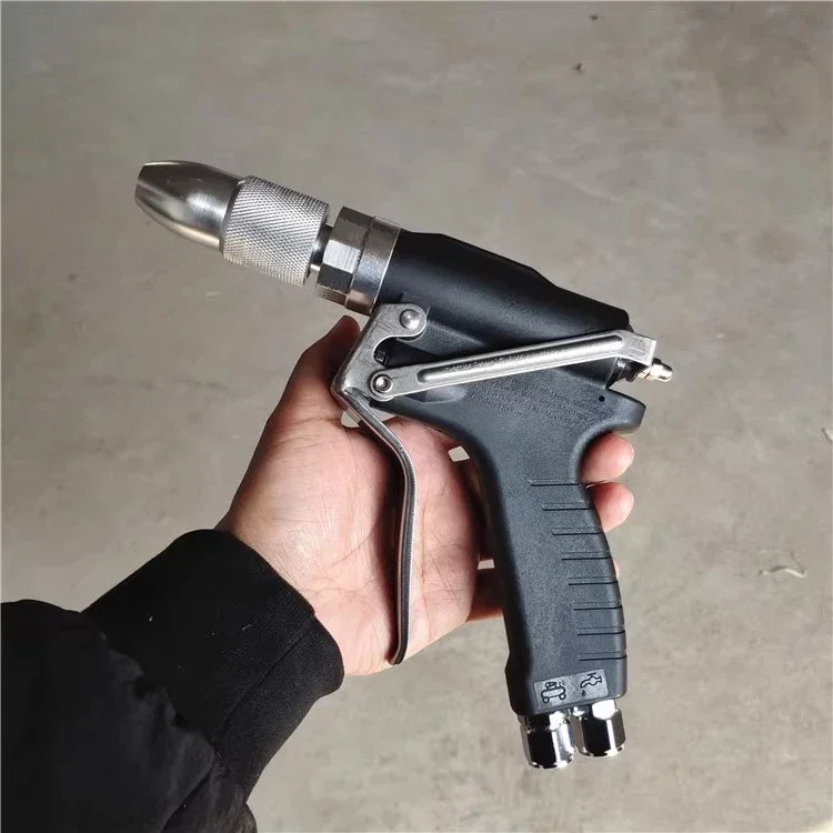 Water and gas mixed with water vapor dual-purpose gas and water high-pressure soda integrated gun car wash grab cleaning