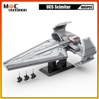 MOC Classic Movie Series Starcraft UCS Scimitar Infiltrators Mini Building Blocks Parts Assembly Model Kits Kid Bricks Toy Gifts