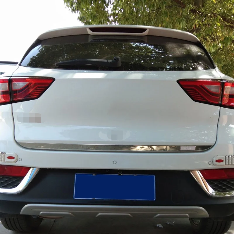 Rear Trunk Lid Cover Tailgate Trim Door Handle Molding Boot Garnish Bezel Cover For MG ZS 2017 2018-2020 2022 Accessories