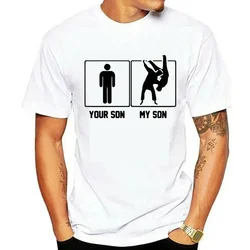 Me and Your First Lesson Is-free T Shirt Karate Jiu-jitsu Judo T Shirts Funny Clothes Graphic T Shirts Men Clothing Streetwear
