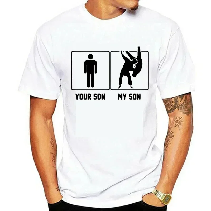 Me and Your First Lesson Is-free T Shirt Karate Jiu-jitsu Judo T Shirts Śmieszne ubrania Graficzne koszulki Odzież męska Streetwear