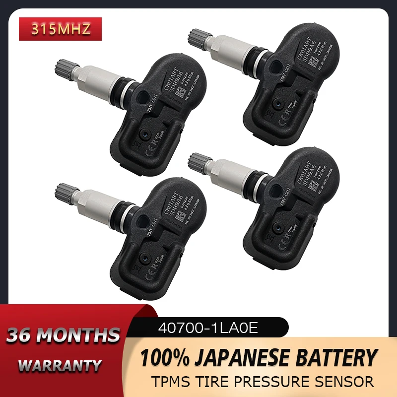 

Tire Pressure Monitor SENSOR for INFINITI EX FX Q40 Q50 Q60 QX50 QX70 QX80 NISSAN 370Z JUKE QUEST LEAF TPMS 315mhz 407001LA0E