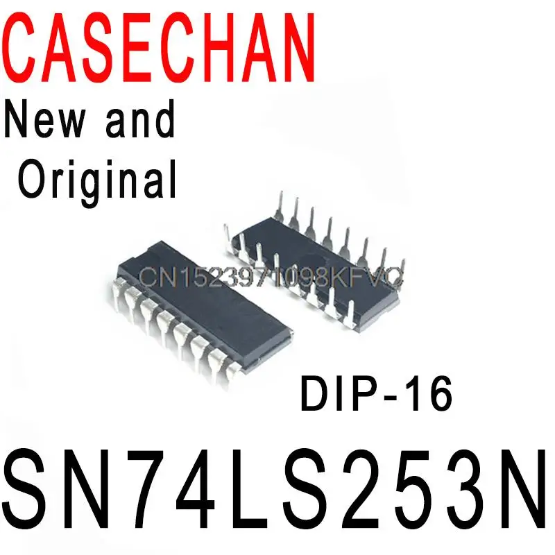 5PCS New and Original 74LS253 HD74LS253P DIP-16 Data Selector In Stock IC SN74LS253N