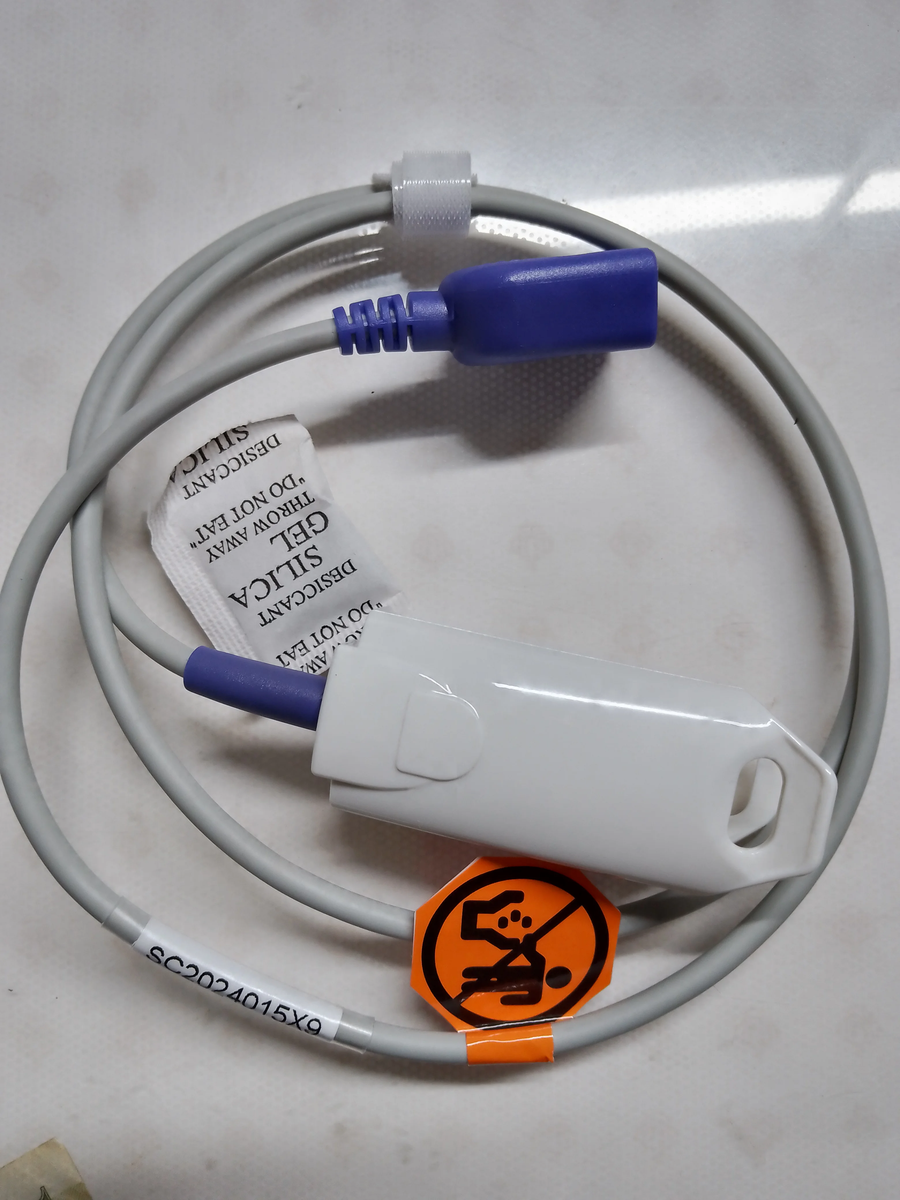 Compatible Nihon Kohden oxi-tech spo2 sensor,9pin, spo2 probe，1m