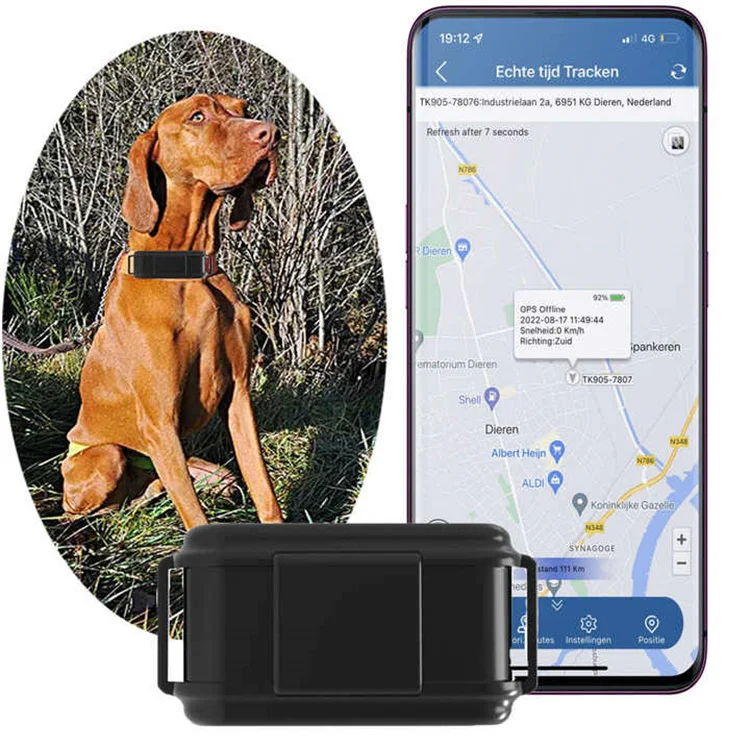 

TKSTAR 4G TK919 Dog Cat Smart Finder Locator 4G Real-time Tracking GPS Tracker