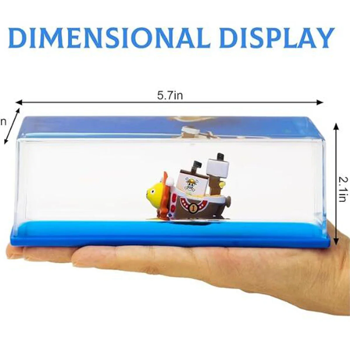 Unsinkable Boat One Going Piece Merry Pirate Ship Model Toy in Bottle Box Acrylic Liquid Drift Bottle Cruise