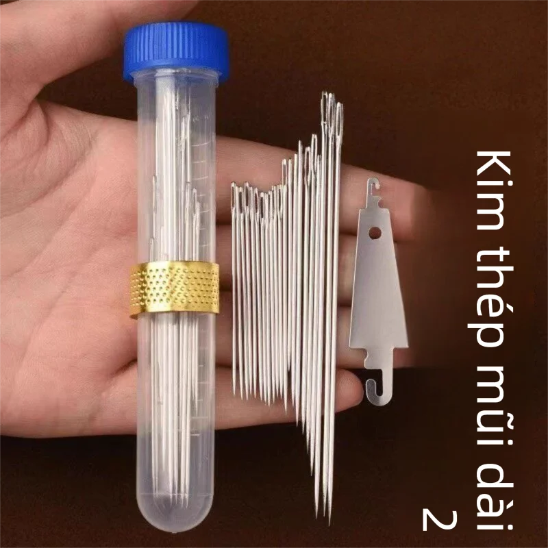 Kim khâu tay lỗ to đầu nhọn bằng thép dùng trong gia đình