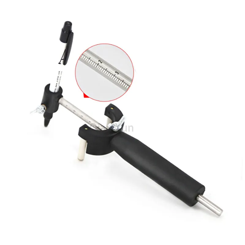 Black Car Wheel Eyebrow Scriber Auto Sheet Metal Sag Repair Tool Data Recovery Wheel Eyebrow Rib Line Parallel Drawing Tool