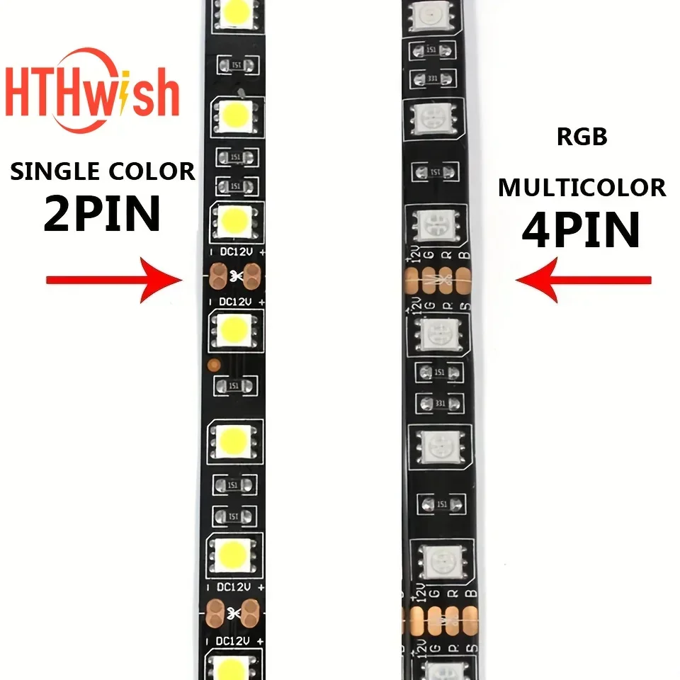 5PCS 2Pin 4Pin LED Strip Connector T / L Shape 8mm 10mm Wide Right Angle Corner Connectors Solderless for 3528 5050 SMD RGB
