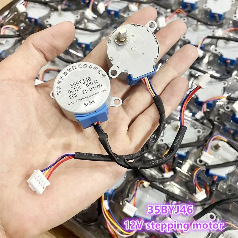 Brand new 35BYJ46 12V stepping motor 4-phase 5-wires stepper motor for air conditioner~