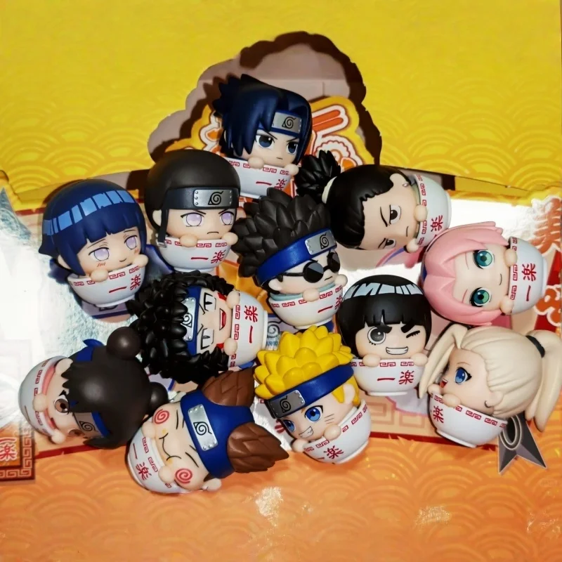 En Stock: Senro Ominous Blast of Wind Ramen Moment - Caja Sorpresa con Figuras Miniatura Q Version Ichiraku Ramen Bowl - Juguetes y Regalos