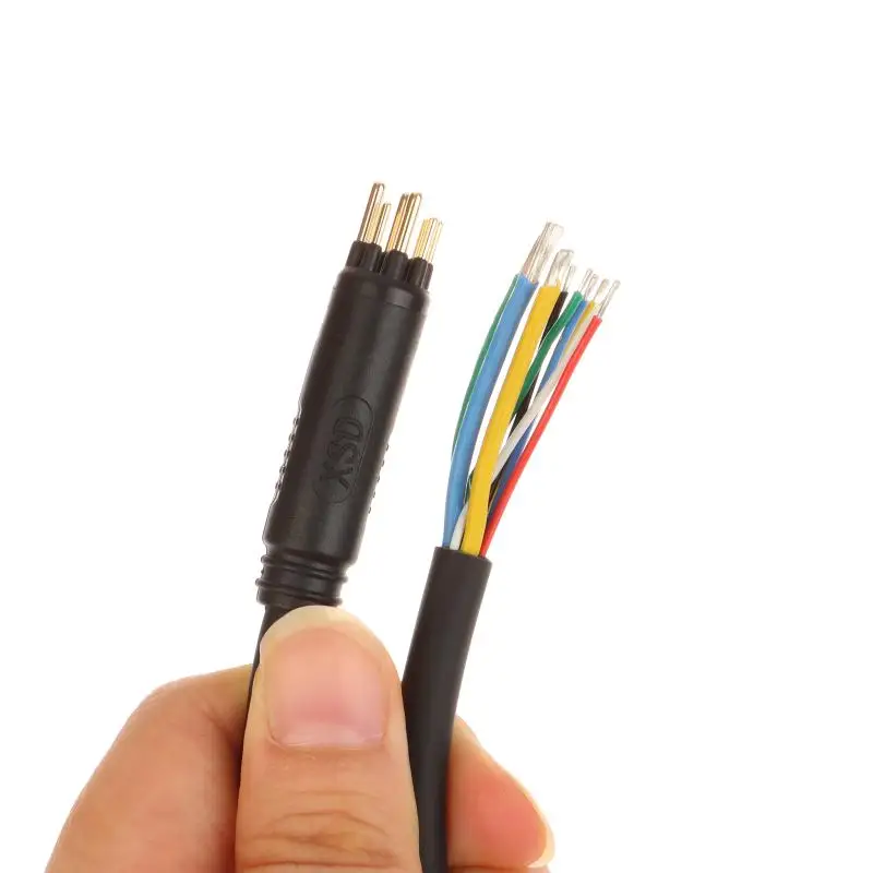 

New 1Pc Electric Scooter Motor Wire 9 Pin Waterproof Copper High Sensitivity Motor Cable For Replacement