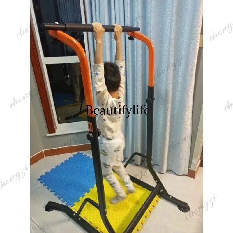 Indoor horizontal bar student pull-up device household hanger floor rack stretching fitness equipment