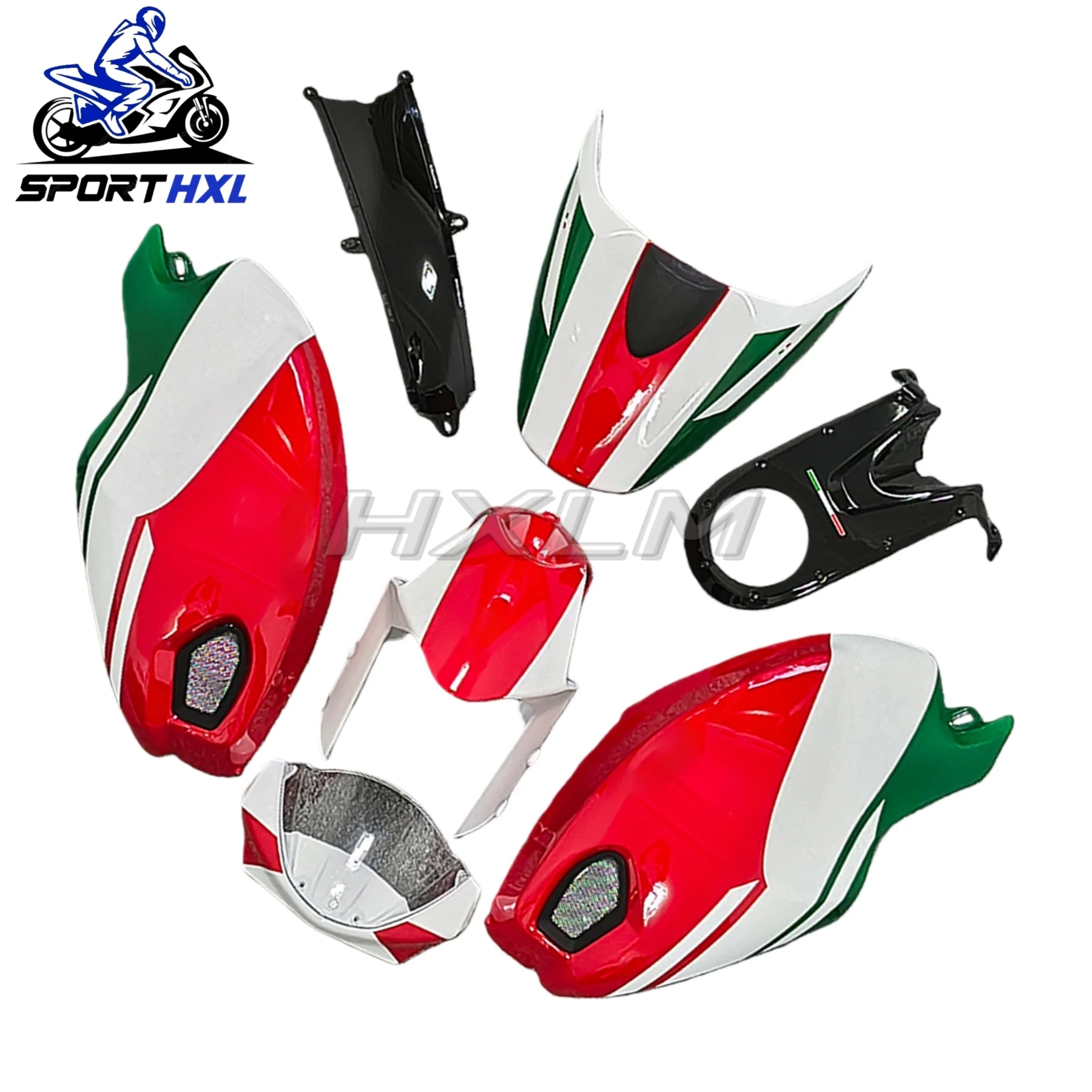 For DUCATI 696 796 1100 2008 2009 2010 2011 2012 2013 2014 Fairing Kit ABS Cowling Injection Bodywork Set Motorcycle Fairings 2
