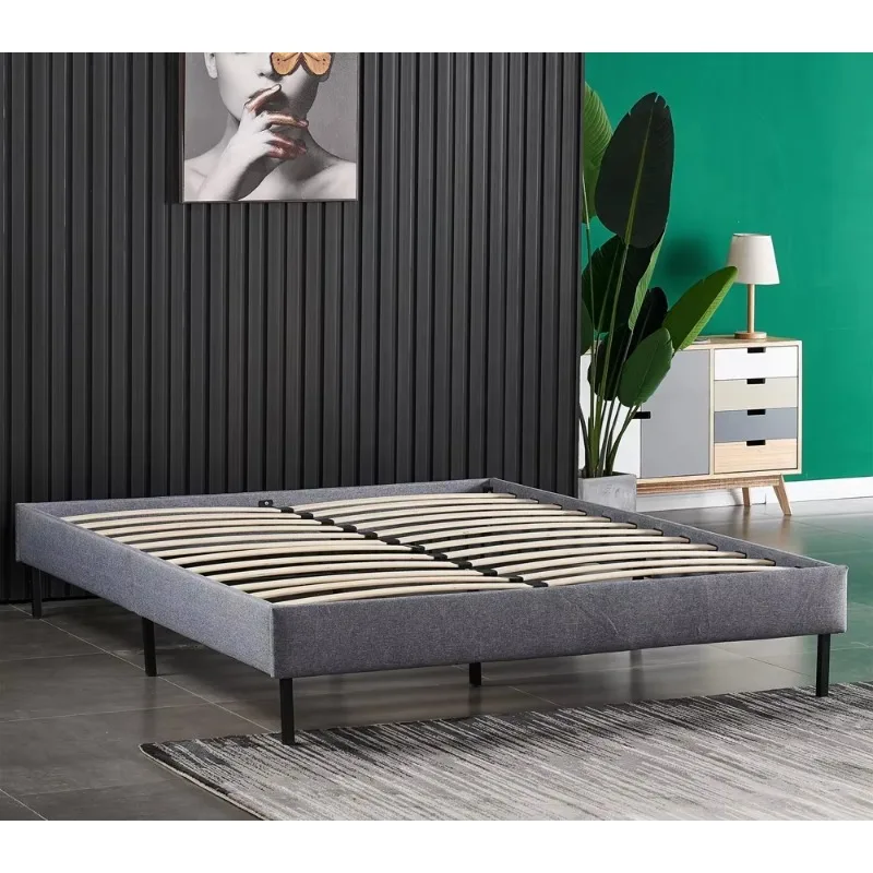 Modern Bed Furniture Knock Down Frame Bed Base Wholesale in China