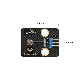 Acephotosensitive ışığa duyarlı sensör modül lamba modülü Arduino LDR sensörü için fotosel direnç algılar